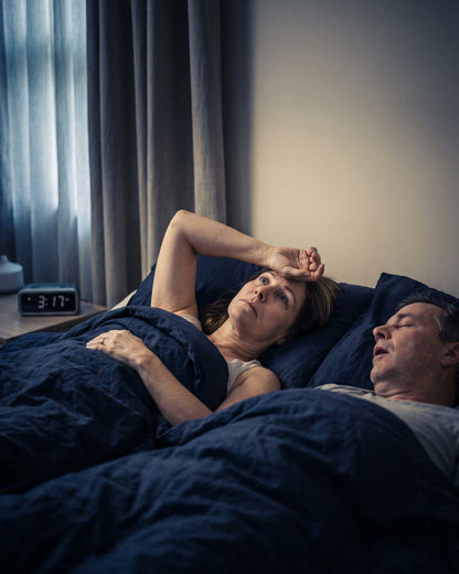 3h12 : elle est réveillée, il dort à côté d'elle
